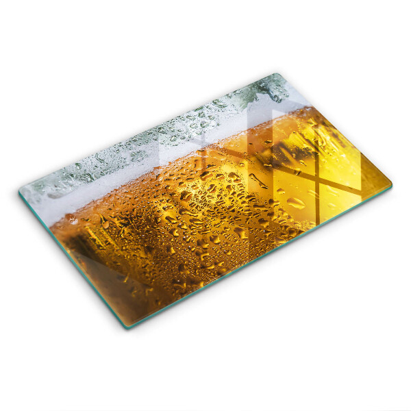 Protège plaque de cuisson Verre de bière mouillé