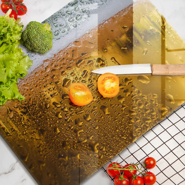 Protège plaque de cuisson Verre de bière mouillé