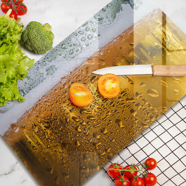 Protège plaque de cuisson Verre de bière mouillé