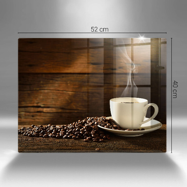 Protège plaque de cuisson Tasse à café en bois