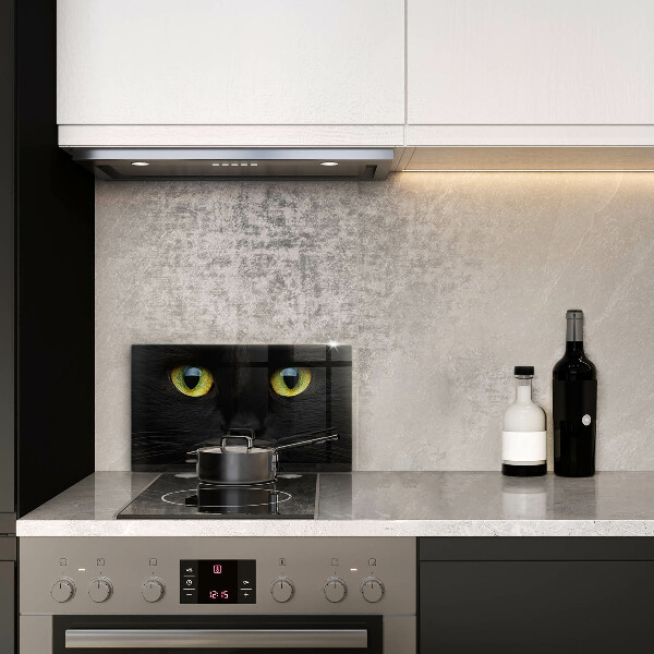 Protège plaque de cuisson Yeux de chat animaux
