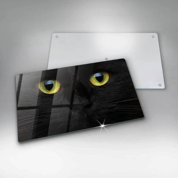 Protège plaque de cuisson Yeux de chat animaux