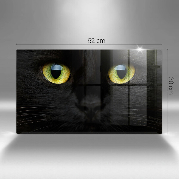 Protège plaque de cuisson Yeux de chat animaux