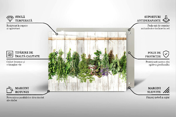 Protège plaque de cuisson Herbes et plantes séchées