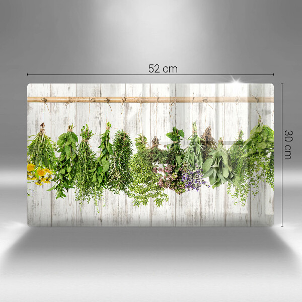 Protège plaque de cuisson Herbes et plantes séchées