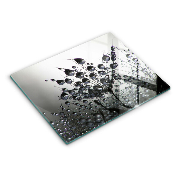 Protège plaque de cuisson Pissenlits et rosée