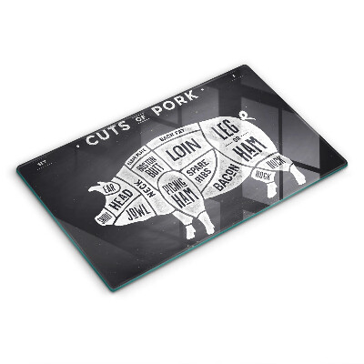 Protège plaque de cuisson Viande de porc porc