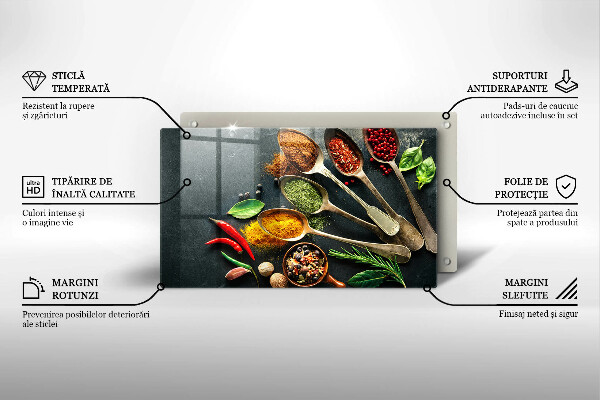 Protège plaque de cuisson Cuillères de cuisine d'épices