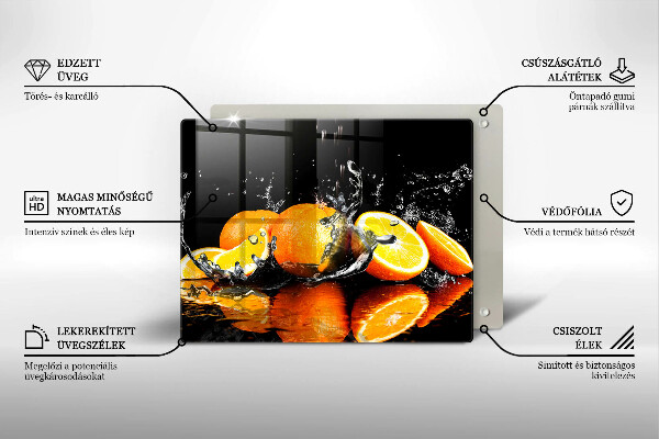 Protège plaque de cuisson Fruit orange juteux