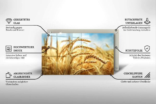Protège plaque de cuisson Épis de céréales dans le champ