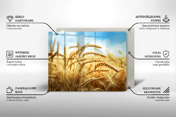 Protège plaque de cuisson Épis de céréales dans le champ