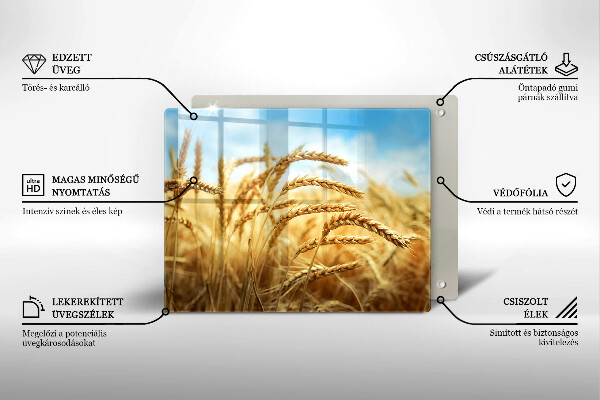 Protège plaque de cuisson Épis de céréales dans le champ