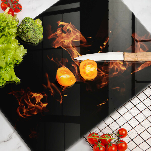 Protège plaque de cuisson Allume une flamme vivante