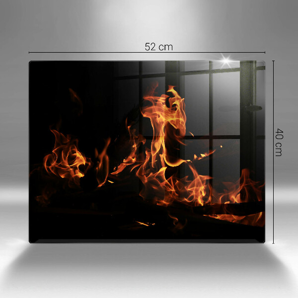 Protège plaque de cuisson Allume une flamme vivante