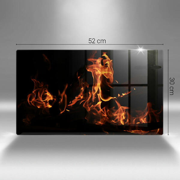 Protège plaque de cuisson Allume une flamme vivante