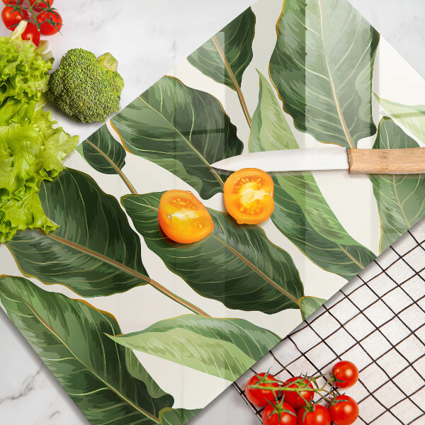 Protège plaque de cuisson Feuilles de banane