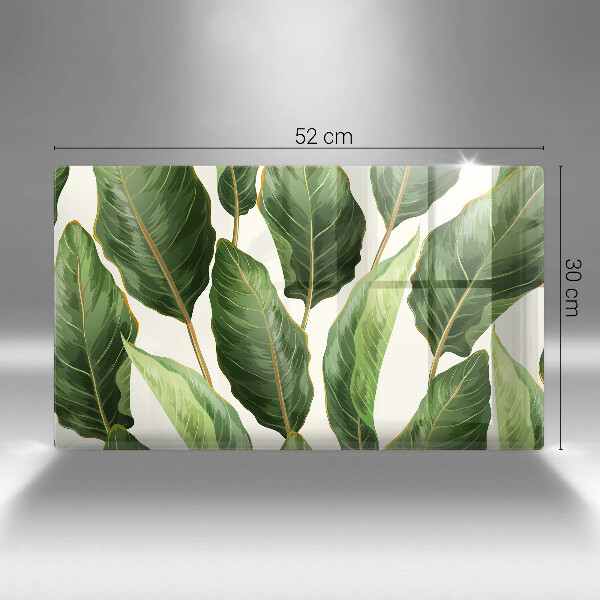 Protège plaque de cuisson Feuilles de banane