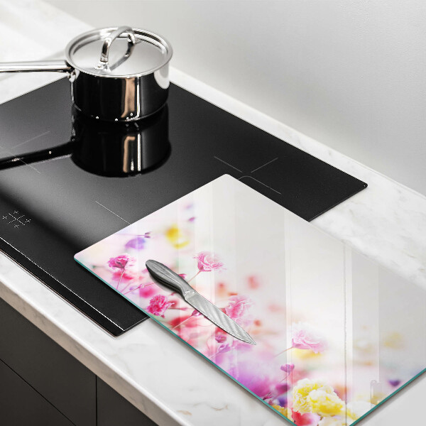 Protège plaque de cuisson Prairie fleurie