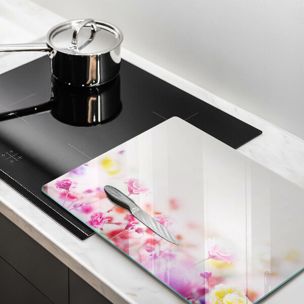 Protège plaque de cuisson Prairie fleurie
