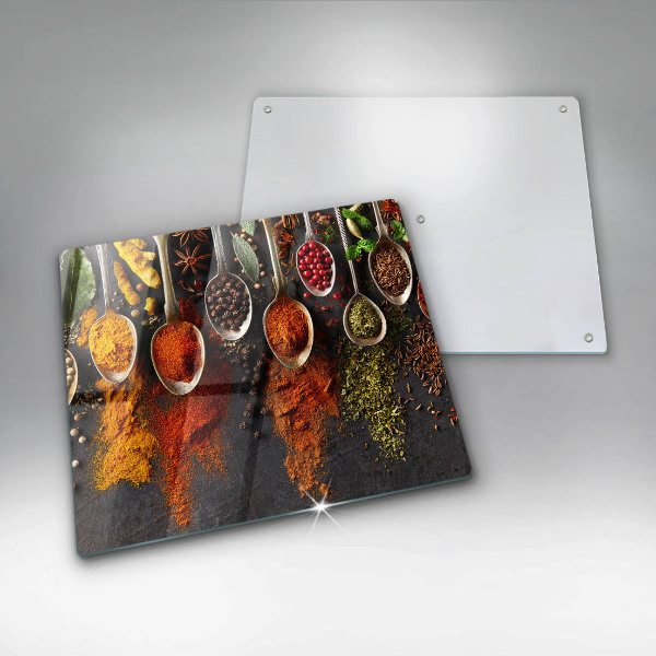 Cache plaque de cuisson Cuillères aux épices