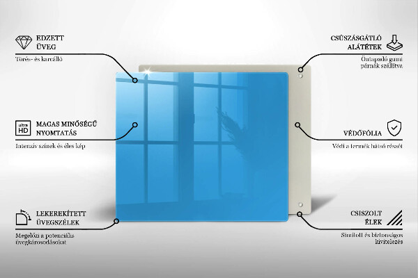 Protection plaque induction Couleur bleue