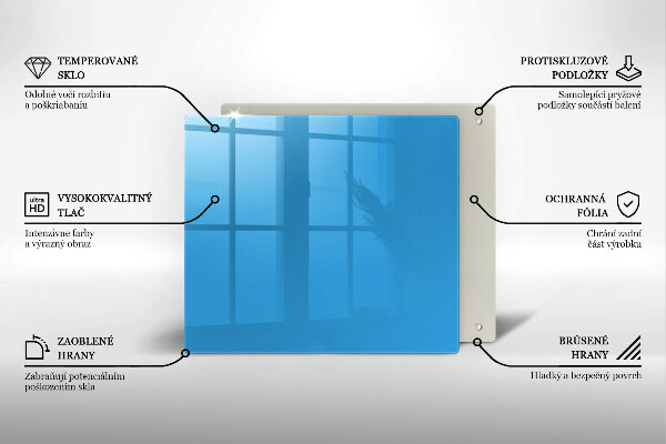 Protection plaque induction Couleur bleue