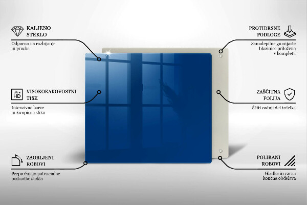Protection plaque induction Couleur bleue