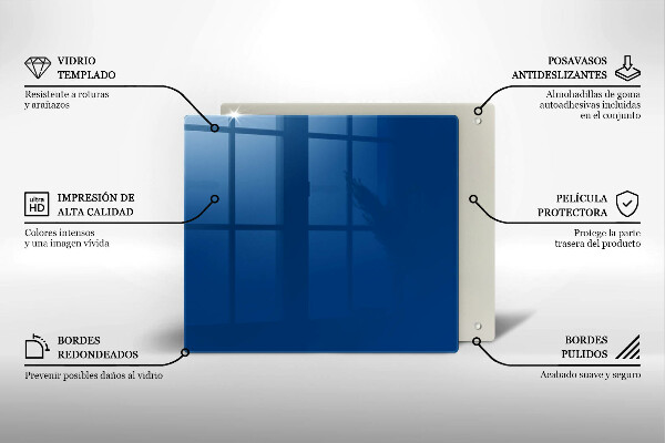 Protection plaque induction Couleur bleue
