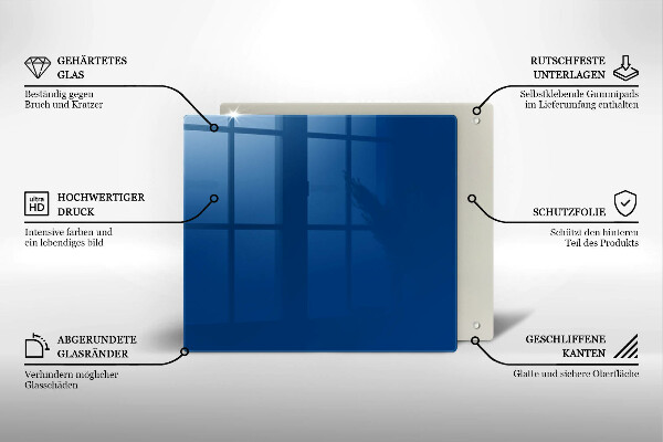 Protection plaque induction Couleur bleue
