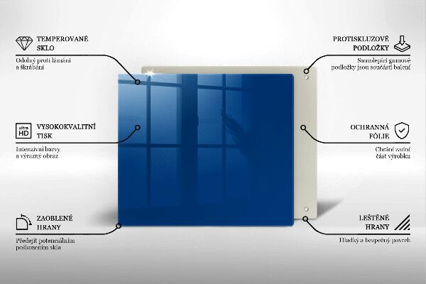 Protection plaque induction Couleur bleue