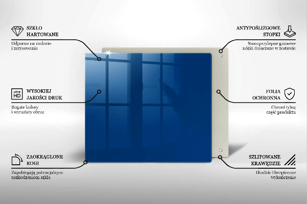 Protection plaque induction Couleur bleue