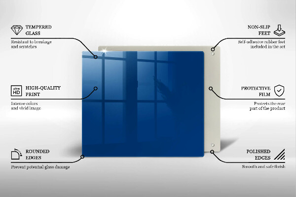 Protection plaque induction Couleur bleue