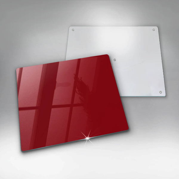 Protection plaque induction couleur rouge