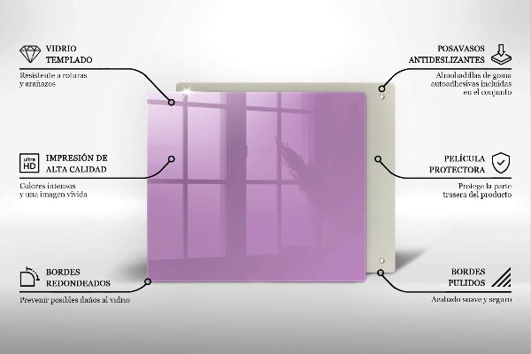 Protection plaque induction Couleur violette