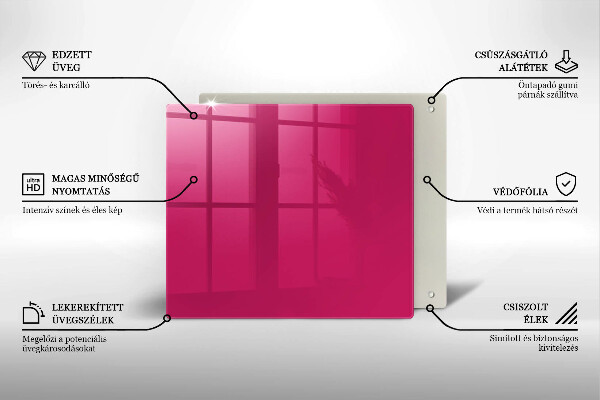 Protection plaque induction Couleur rose