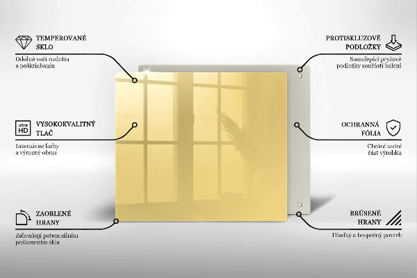 Protection plaque induction Jaune