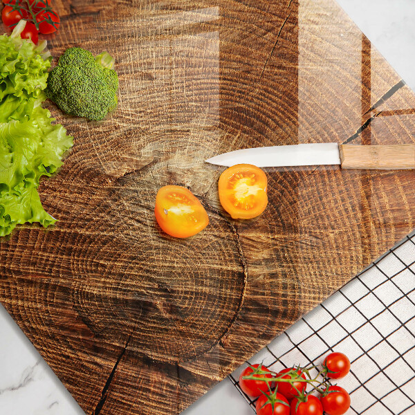 Cache plaque de cuisson Grain de bois de l'arbre
