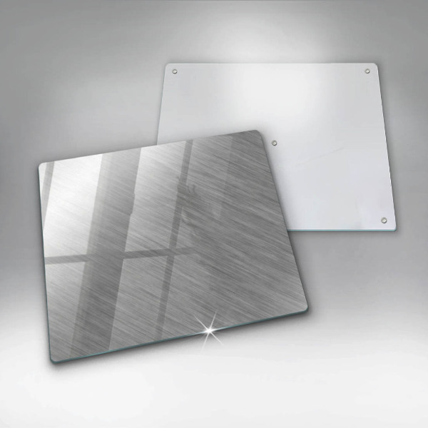 Cache plaque de cuisson Fond de texture métallique