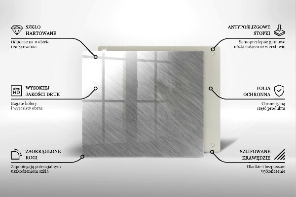 Cache plaque de cuisson Fond de texture métallique