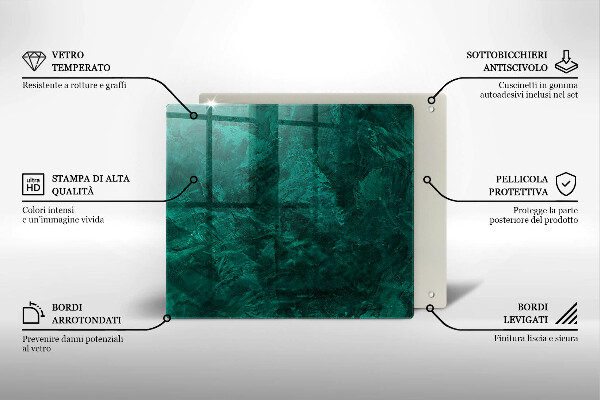 Cache plaque de cuisson Texture de fond en pierre