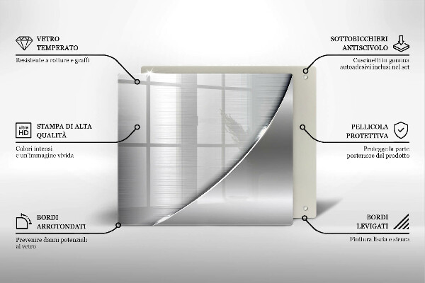 Cache plaque de cuisson Formes métalliques
