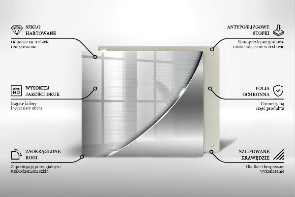 Cache plaque de cuisson Formes métalliques