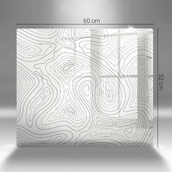 Cache plaque de cuisson Formes abstraites