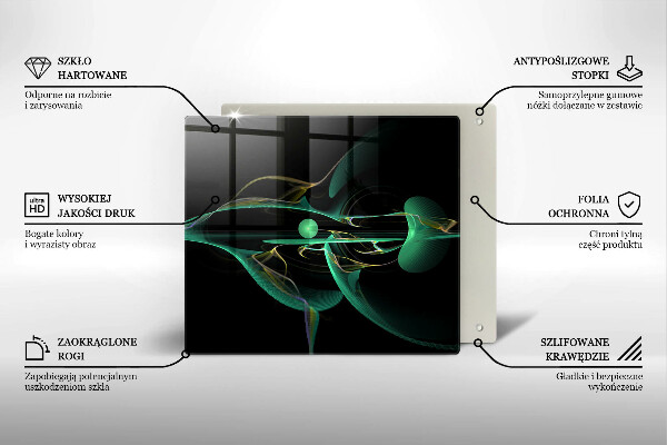 Cache plaque de cuisson Abstraction moderne