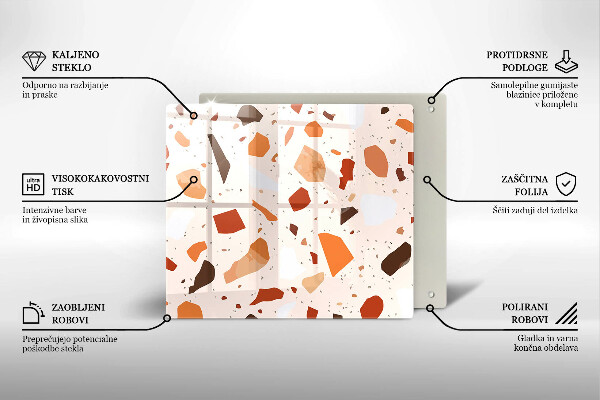 Protection plaque induction Grès décoratif