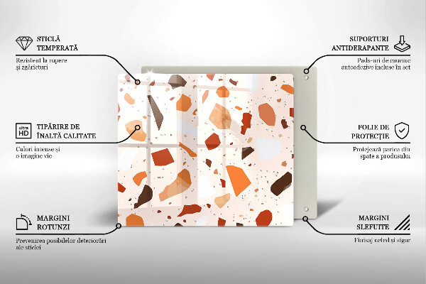 Protection plaque induction Grès décoratif