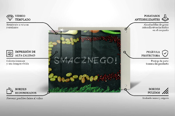 Cache plaque de cuisson Inscription Bon appétit !