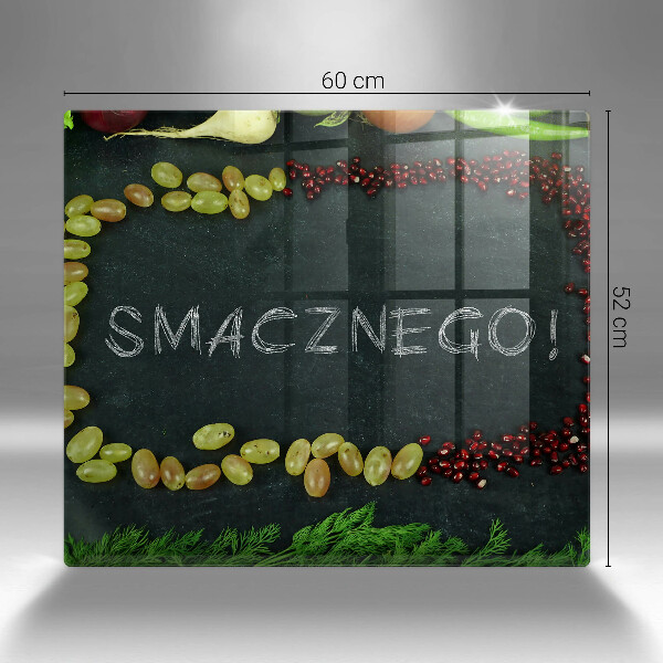 Cache plaque de cuisson Inscription Bon appétit !