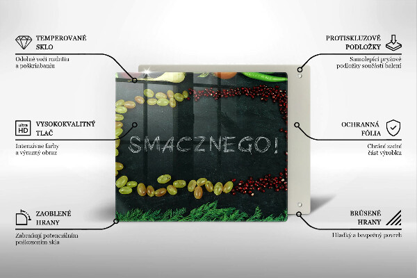 Cache plaque de cuisson Inscription Bon appétit !