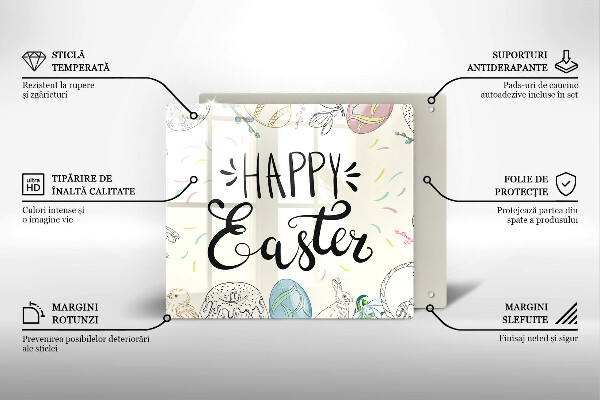 Cache plaque de cuisson Happy Easter